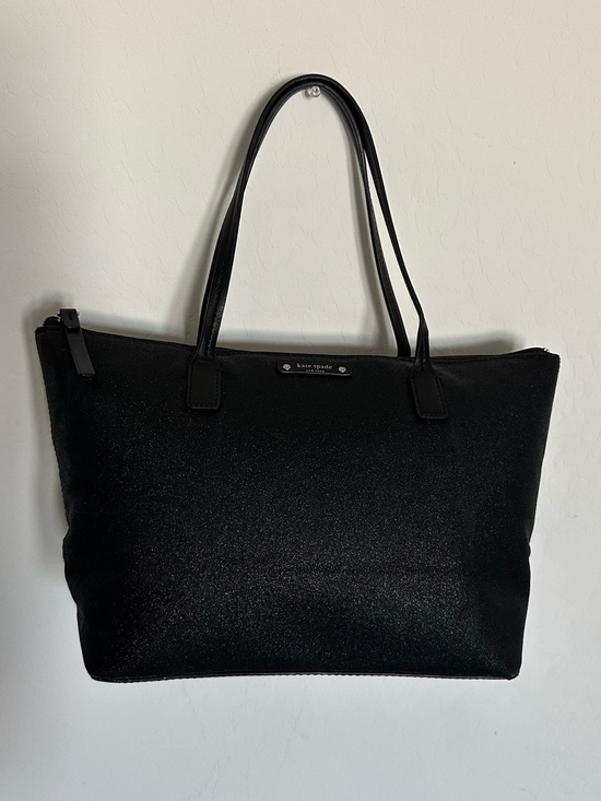 kate spade Handbags - EUC Kate Spade Haven Lane Black Glitter Tote Bag♠️